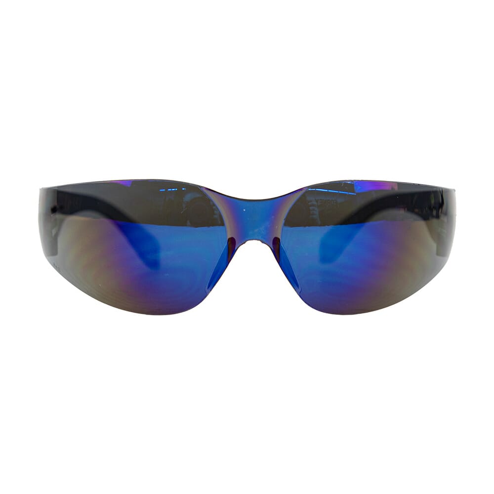 thumbnail image 2 of Crossfire M6A Safety Glasses – Metallic Blue Frame, Blue Mirror Lens – Z87 Rated 2 of 6